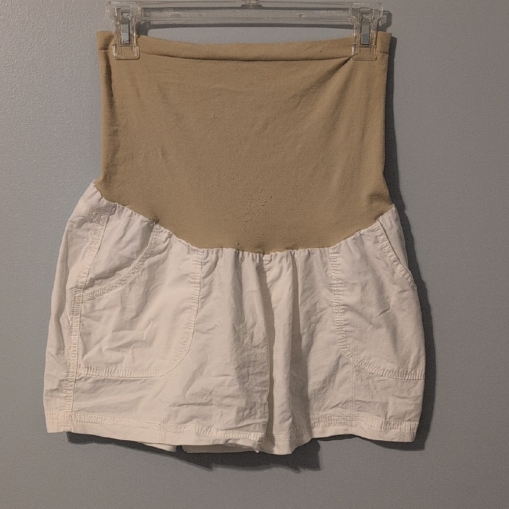 Motherhood Maternity White Shorts